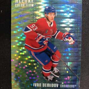 2025/2026 Upper Deck Allure Color Flow - Green Blue Spectrum CF-22 Ivan Demidov Paralel 04/75