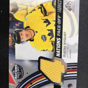 2025/2026 Upper Deck SPGU Four Nations Face-Off Fabrics 4N-GN Gustav Nyquist Jersey