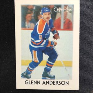 1987/1988 O-Pee-Chee Base 1 Glenn Anderson