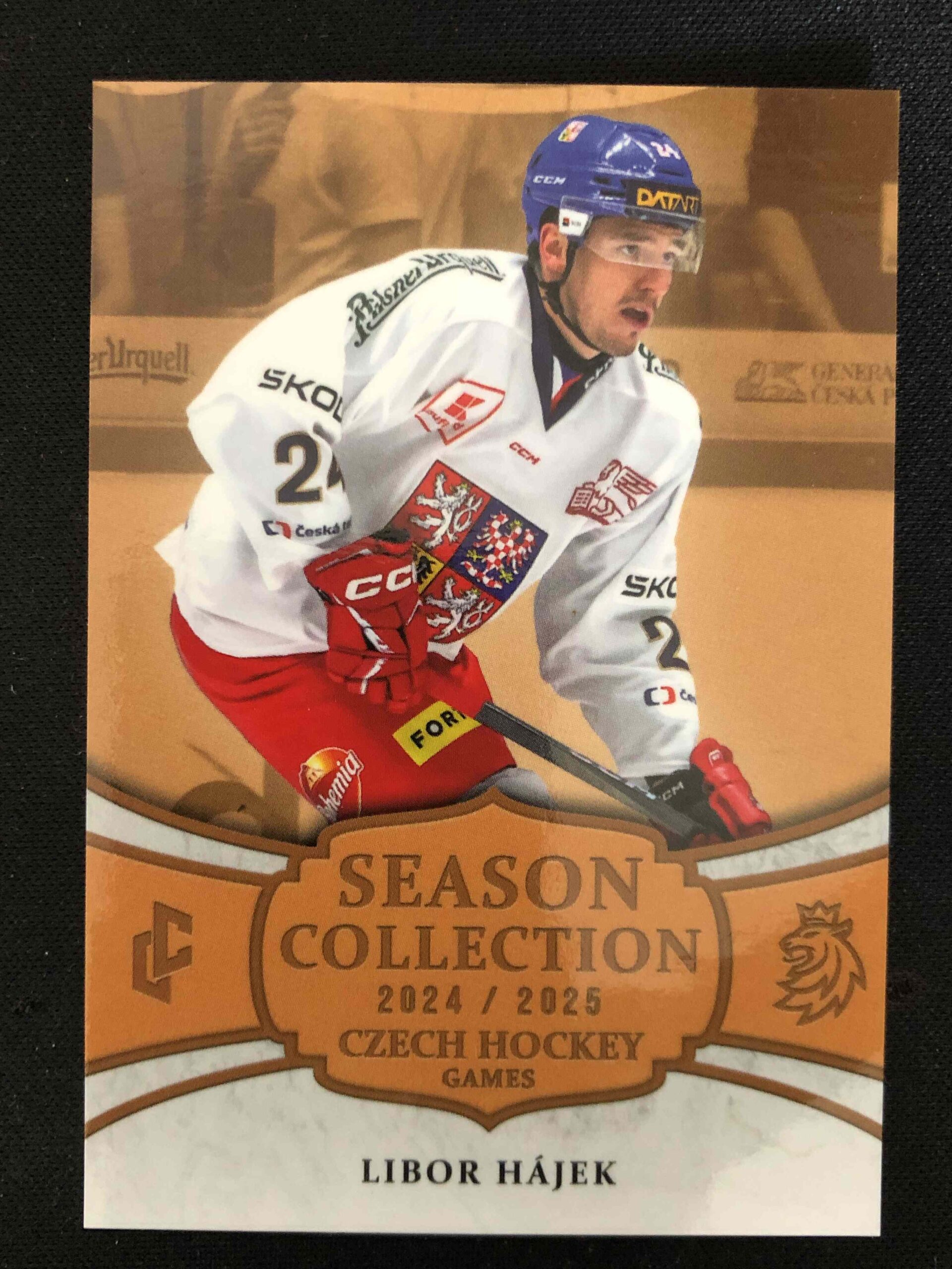 2024/2025 Legendary Cards Series 2 Retail Gold CHG-05 Libor Hájek Paralel