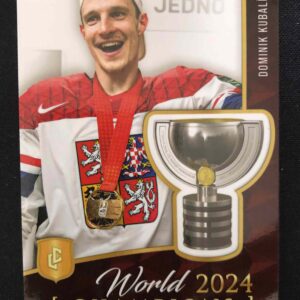 2024/2025 Legendary Cards Golden World Champions CHA-18 Dominik Kubalík Inzert