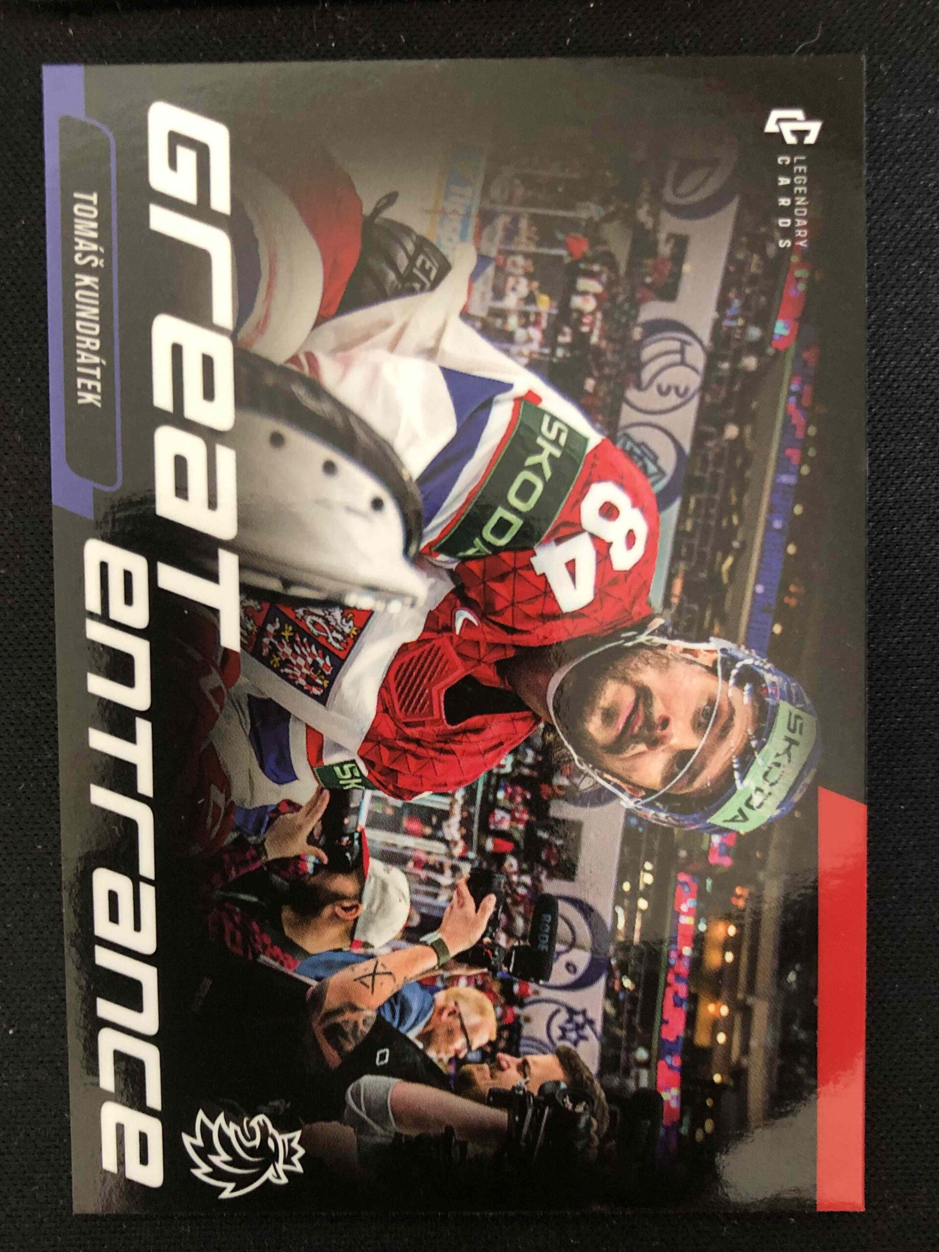 2024/2025 Legendary Cards Golden Great Entrance GE-07 Tomáš Kundrátek Inzert