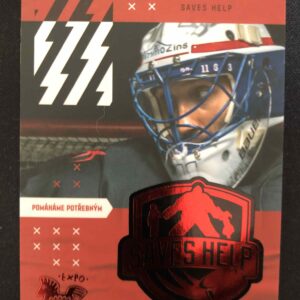 2022 Legendary Cards Saves Help Calendar Series EXPO Pardubice Šimon Hrubec Paralel
