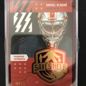 2022 Legendary Cards Saves Help Calendar Series Red Frame Daniel Vladař Paralel 11/50