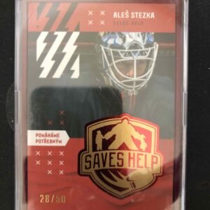 2022 Legendary Cards Saves Help Calendar Series Red Frame Aleš Stezka Paralel 28/50