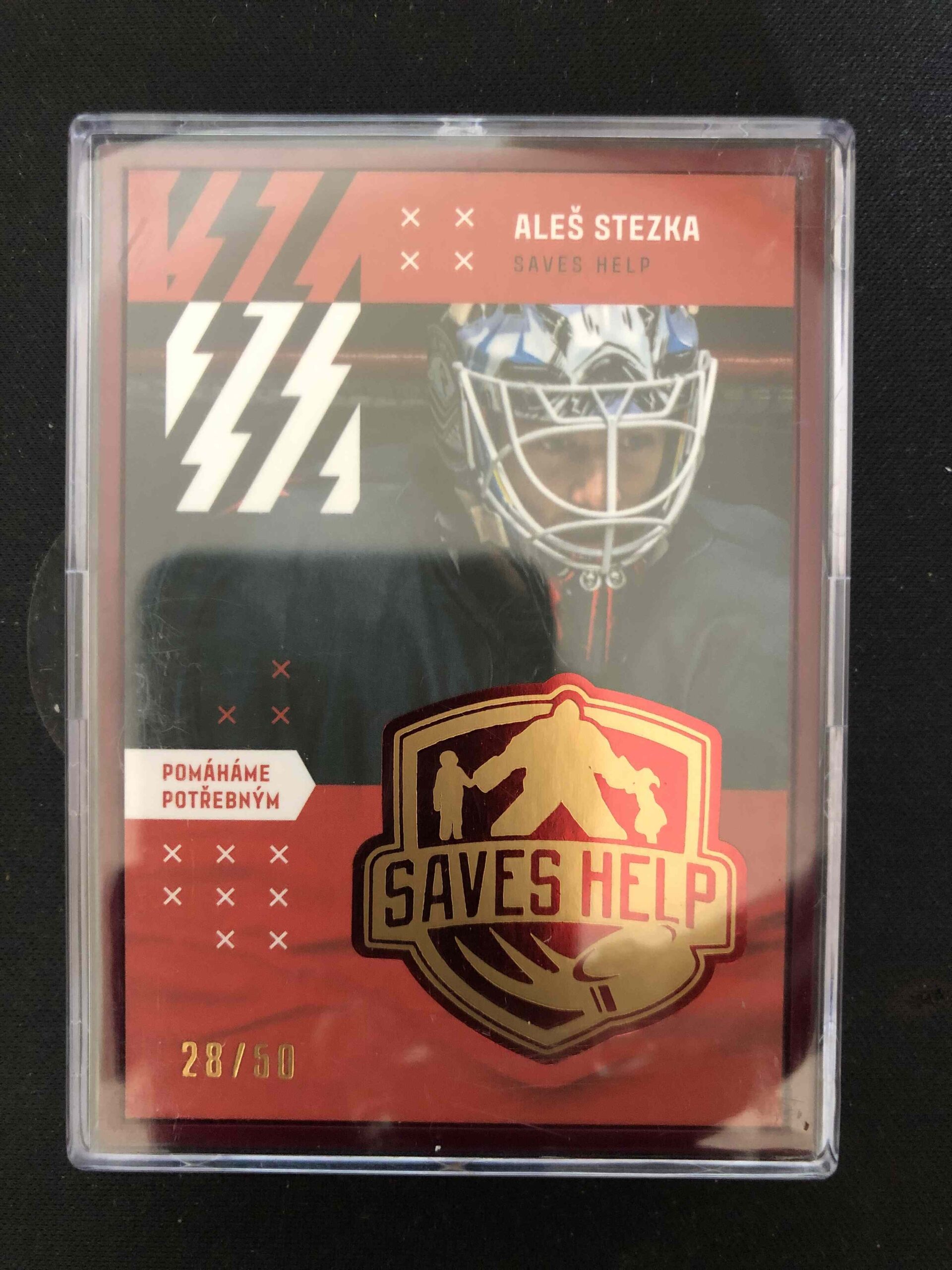 2022 Legendary Cards Saves Help Calendar Series Red Frame Aleš Stezka Paralel 28/50