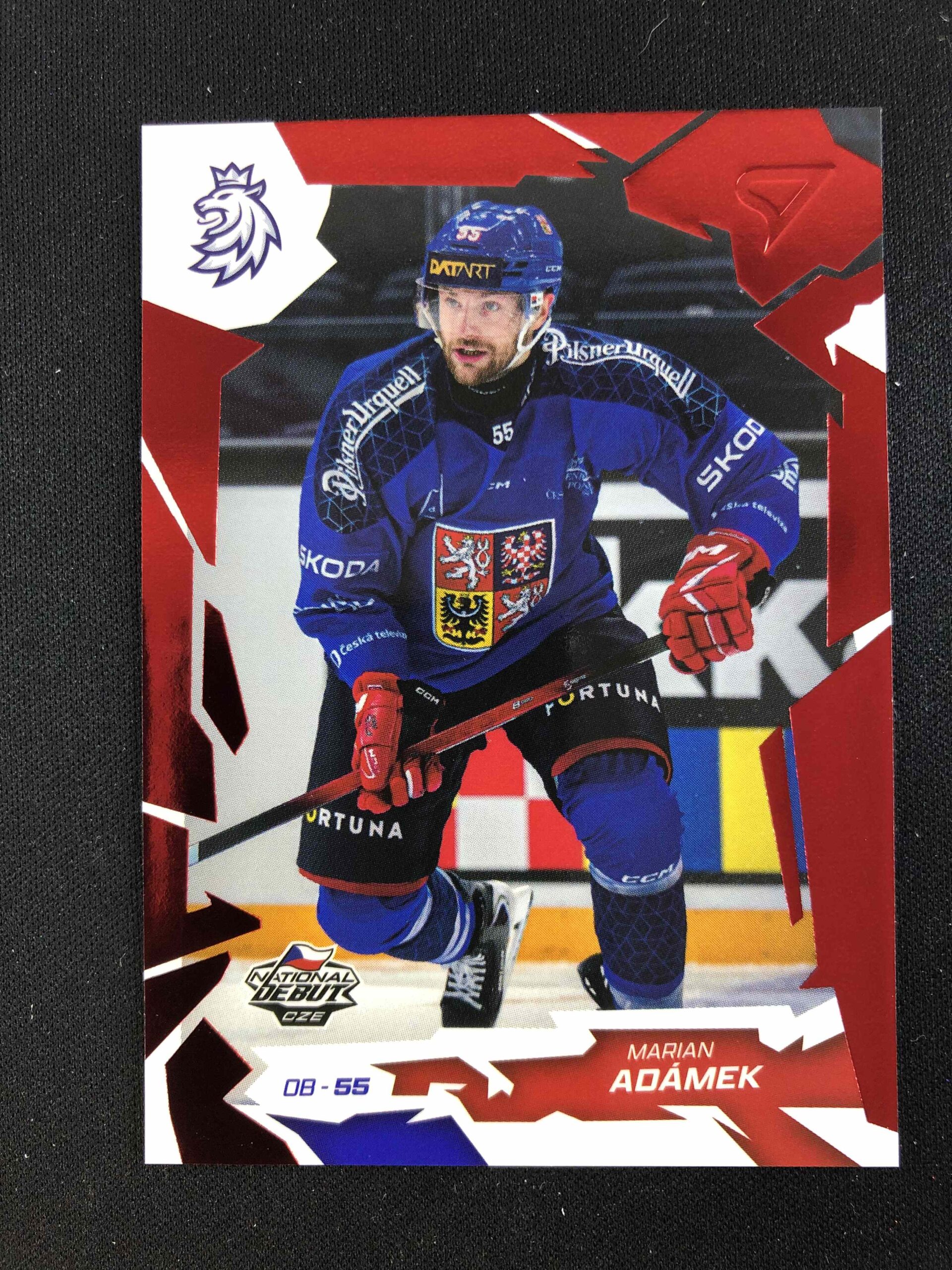 2026 Sportzoo Hokejové Česko Red 7 Marian Adámek Paralel