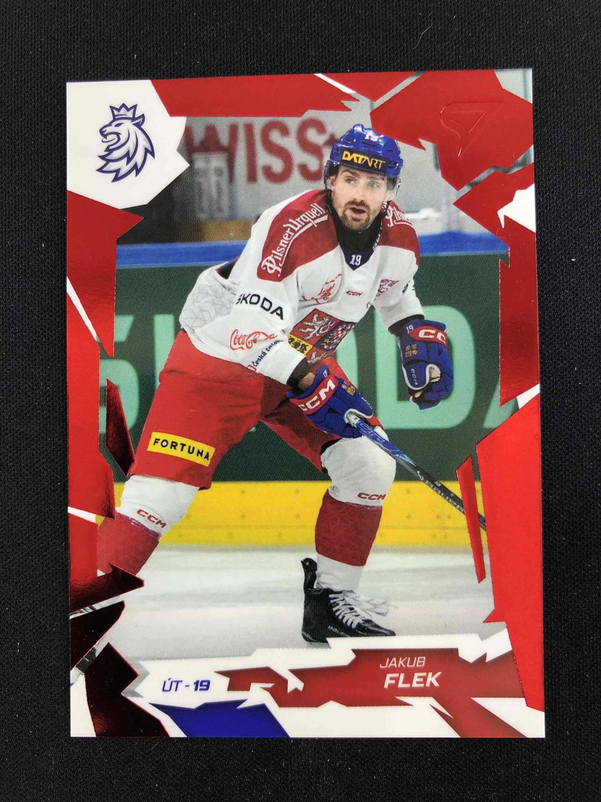 2026 Sportzoo Hokejové Česko Red 28 Jakub Flek Paralel