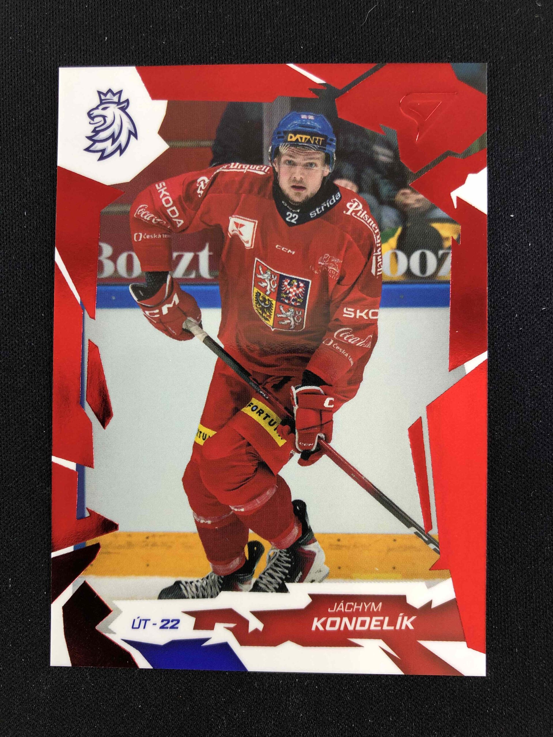 2026 Sportzoo Hokejové Česko Red 36 Jáchym Kondelík Paralel