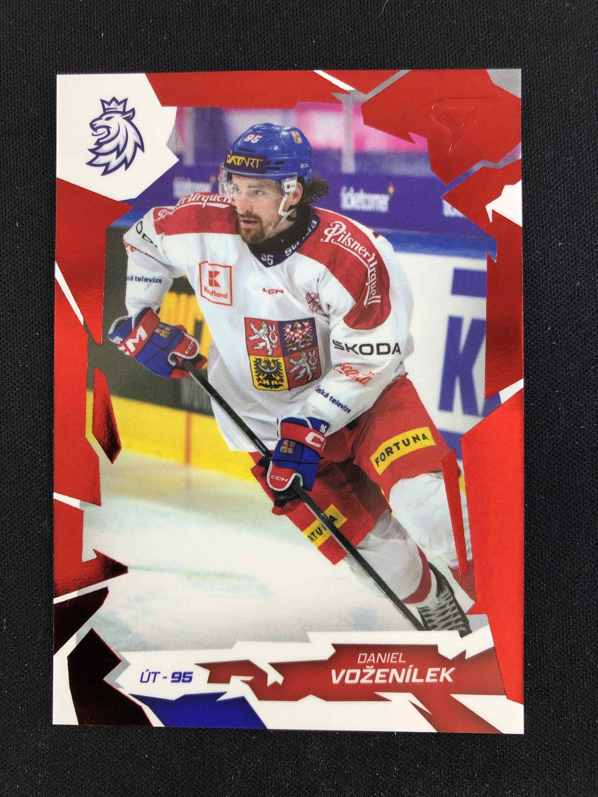 2026 Sportzoo Hokejové Česko Red 51 Daniel Voženílek Paralel