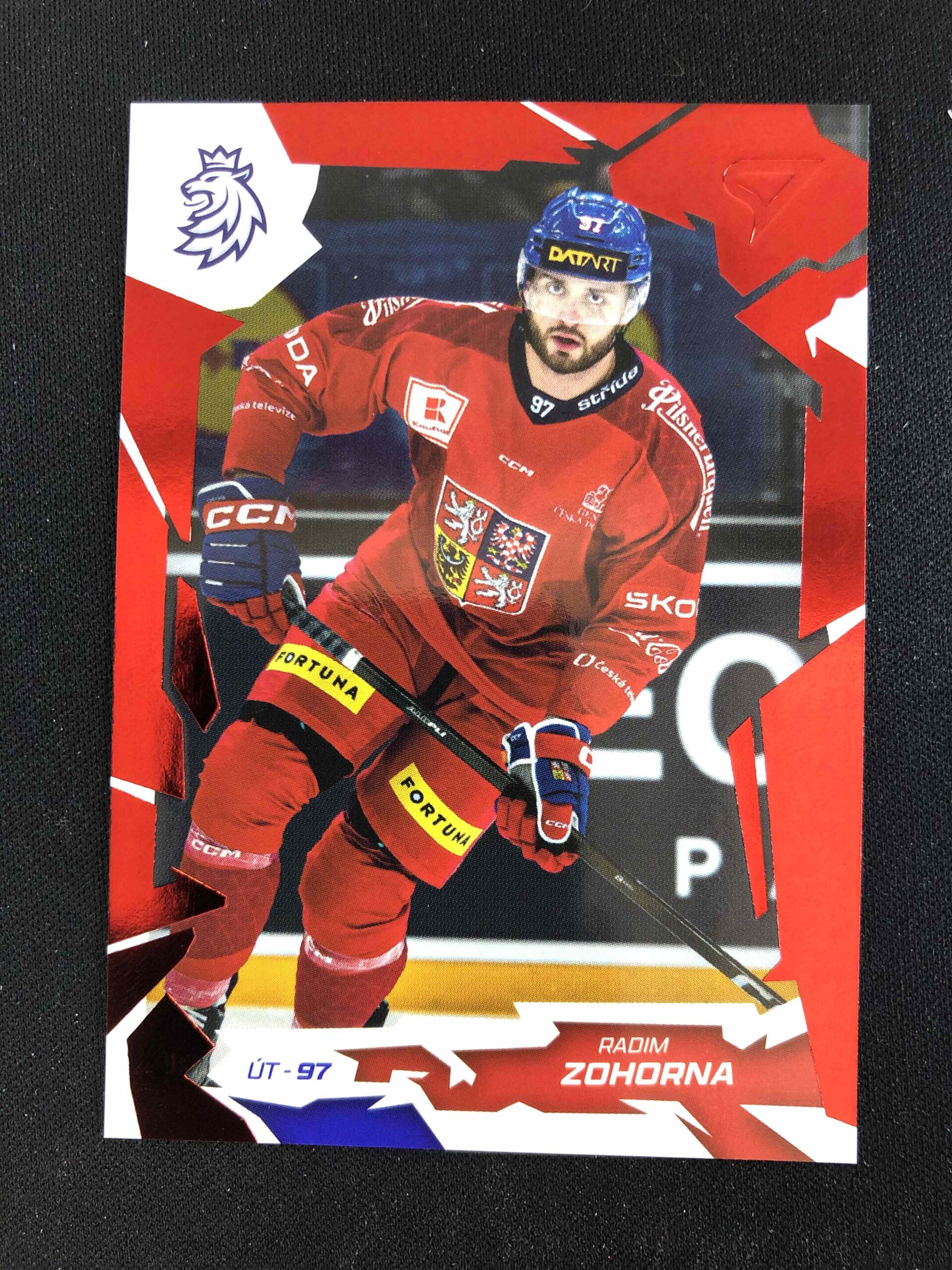 2026 Sportzoo Hokejové Česko Red 54 Radim Zohorna Paralel
