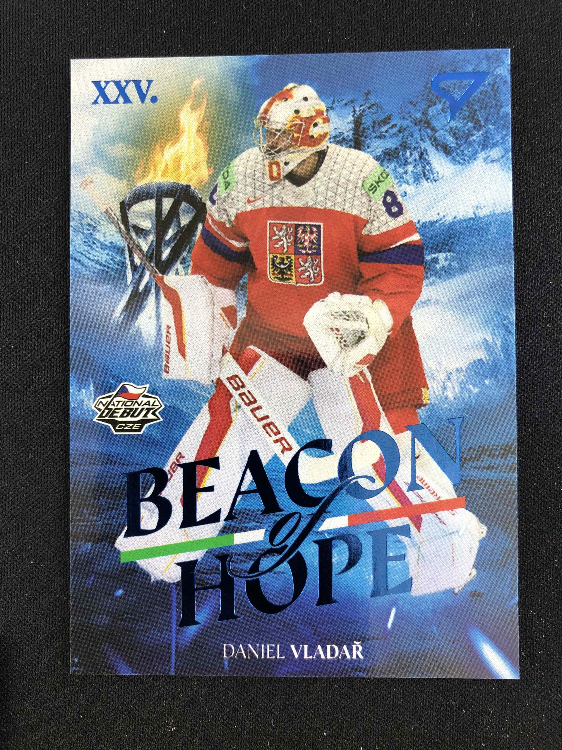 2026 Sportzoo Hokejové Česko Beacon of Hope BH-05 Daniel Vladař Inzert