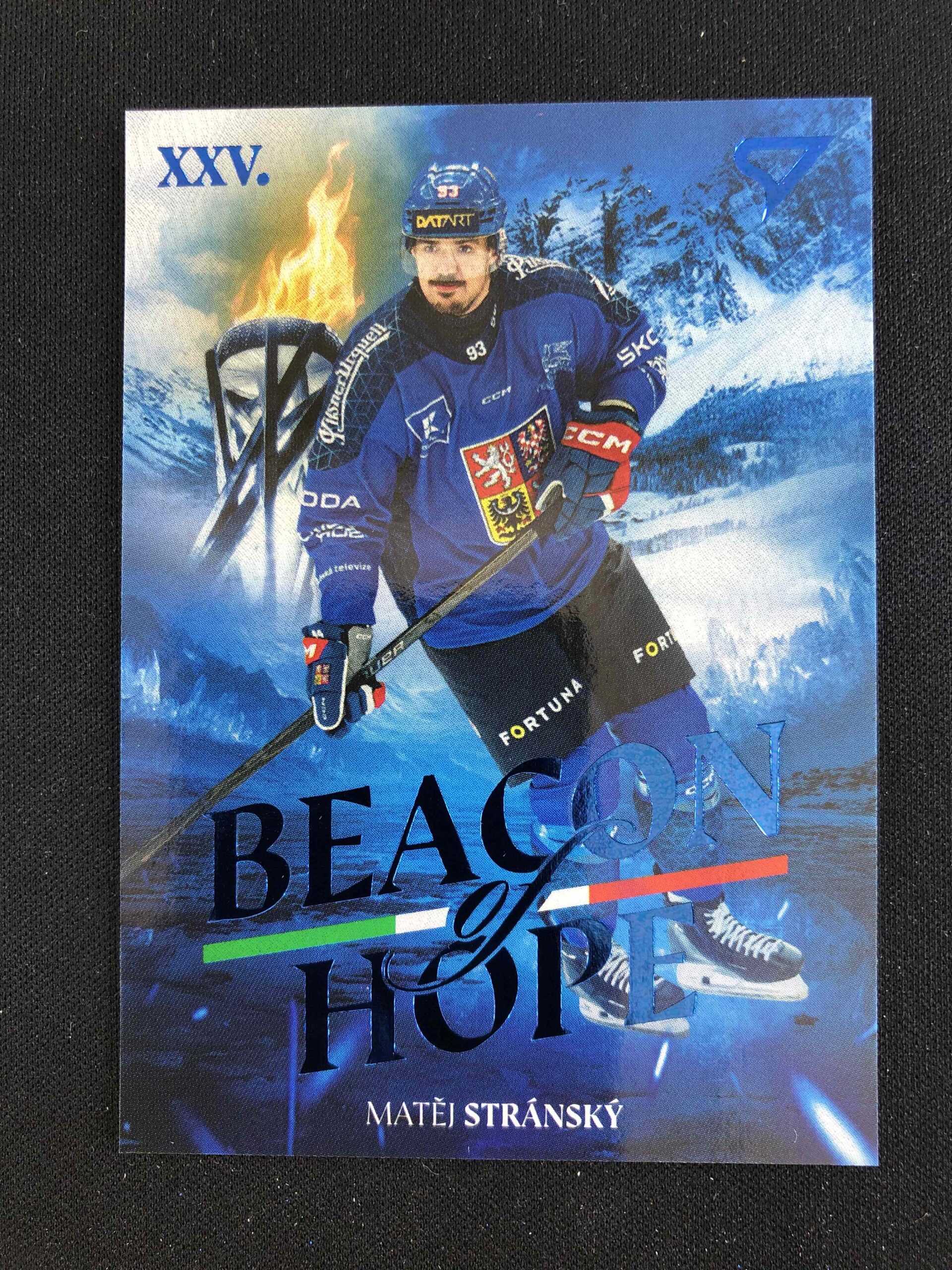 2026 Sportzoo Hokejové Česko Beacon of Hope BH-26 Matěj Stránský Inzert