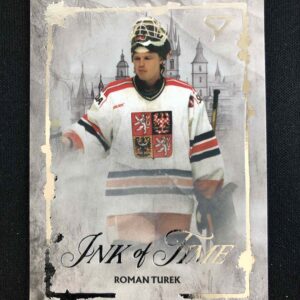2026 Sportzoo Hokejové Česko Ink of Time IT-1 Roman Turek Inzert