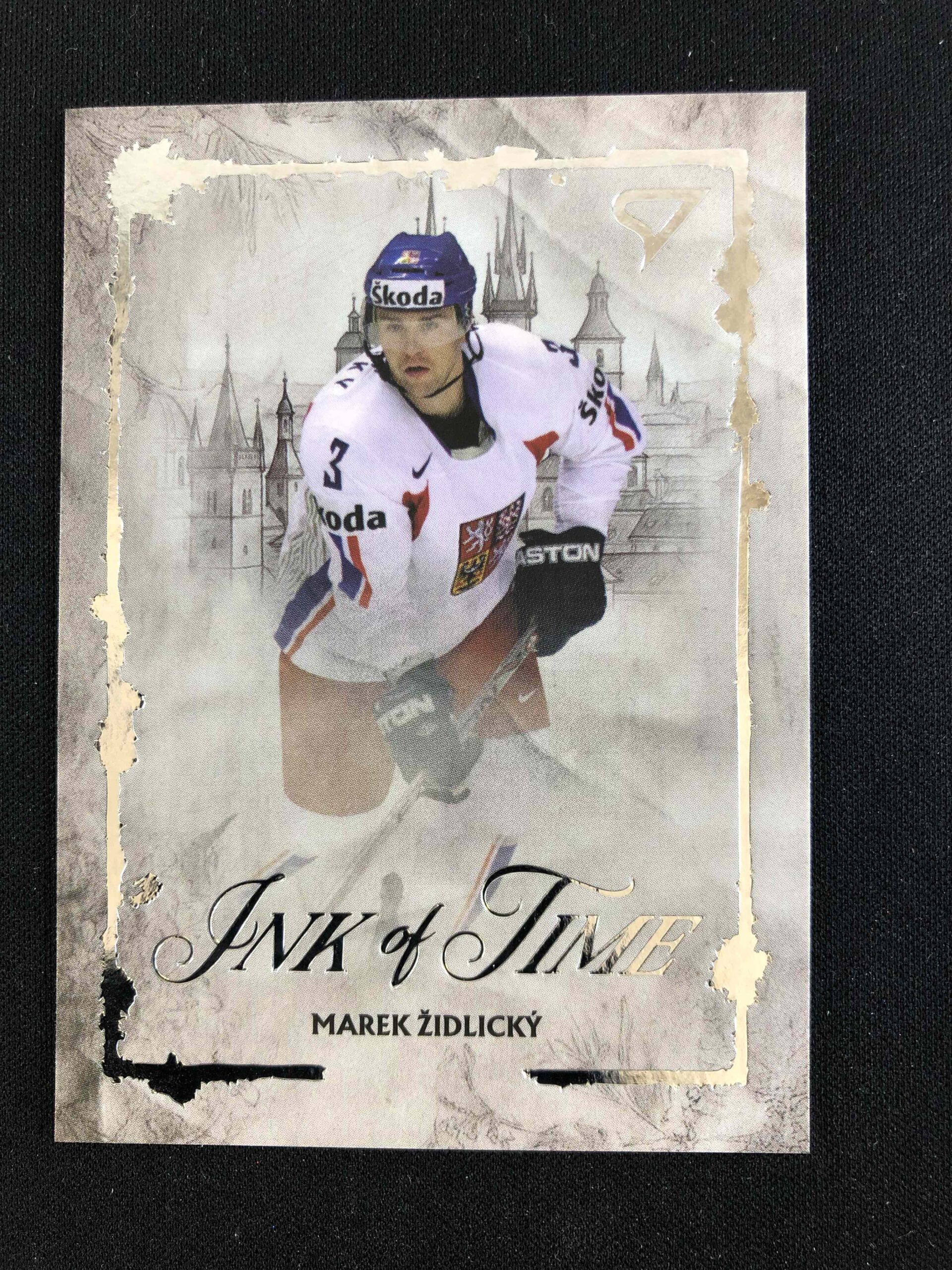 2026 Sportzoo Hokejové Česko Ink of Time IT-4 Marek Židlický Inzert