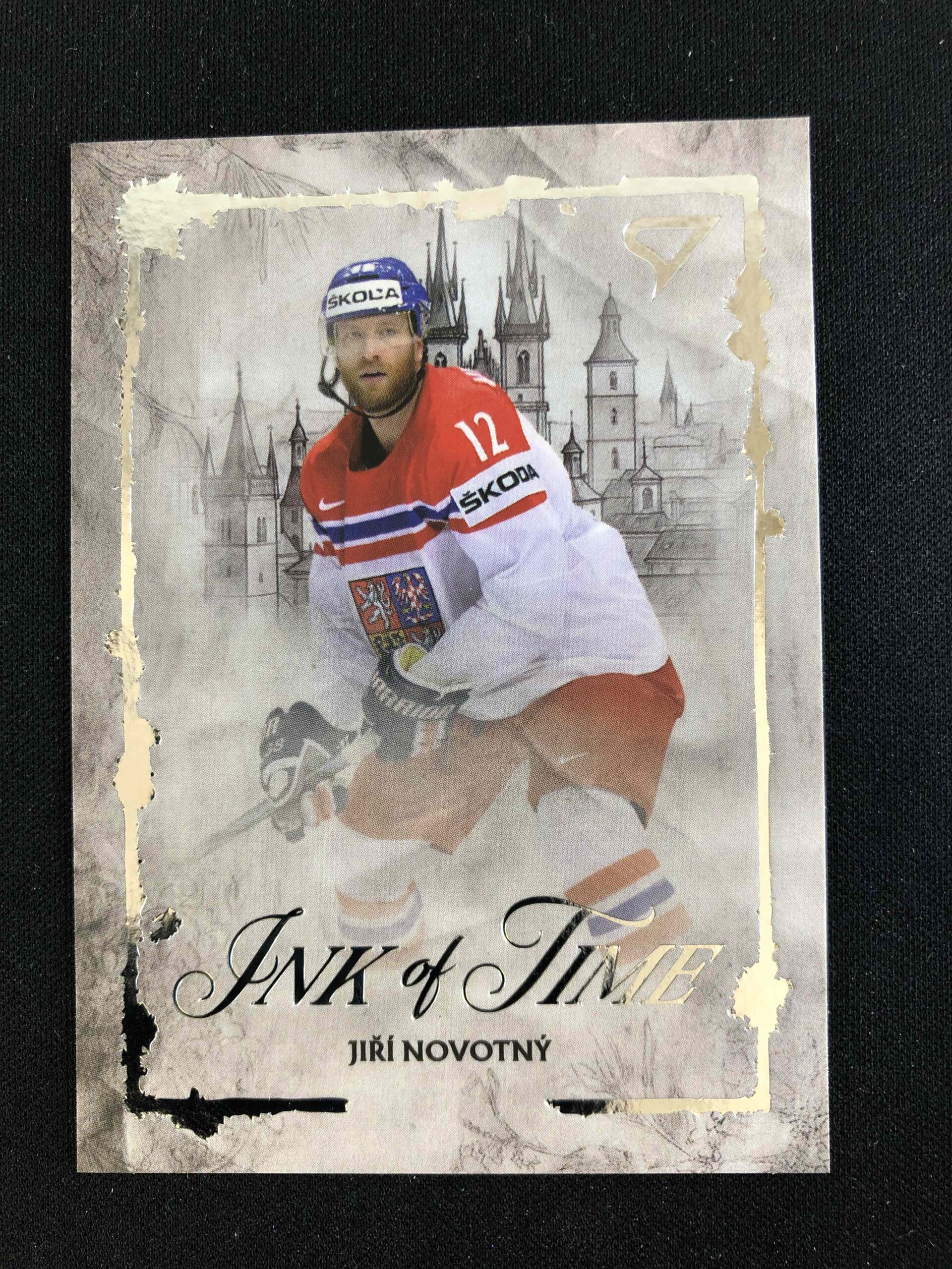 2026 Sportzoo Hokejové Česko Ink of Time IT-6 Jiří Novotný Inzert