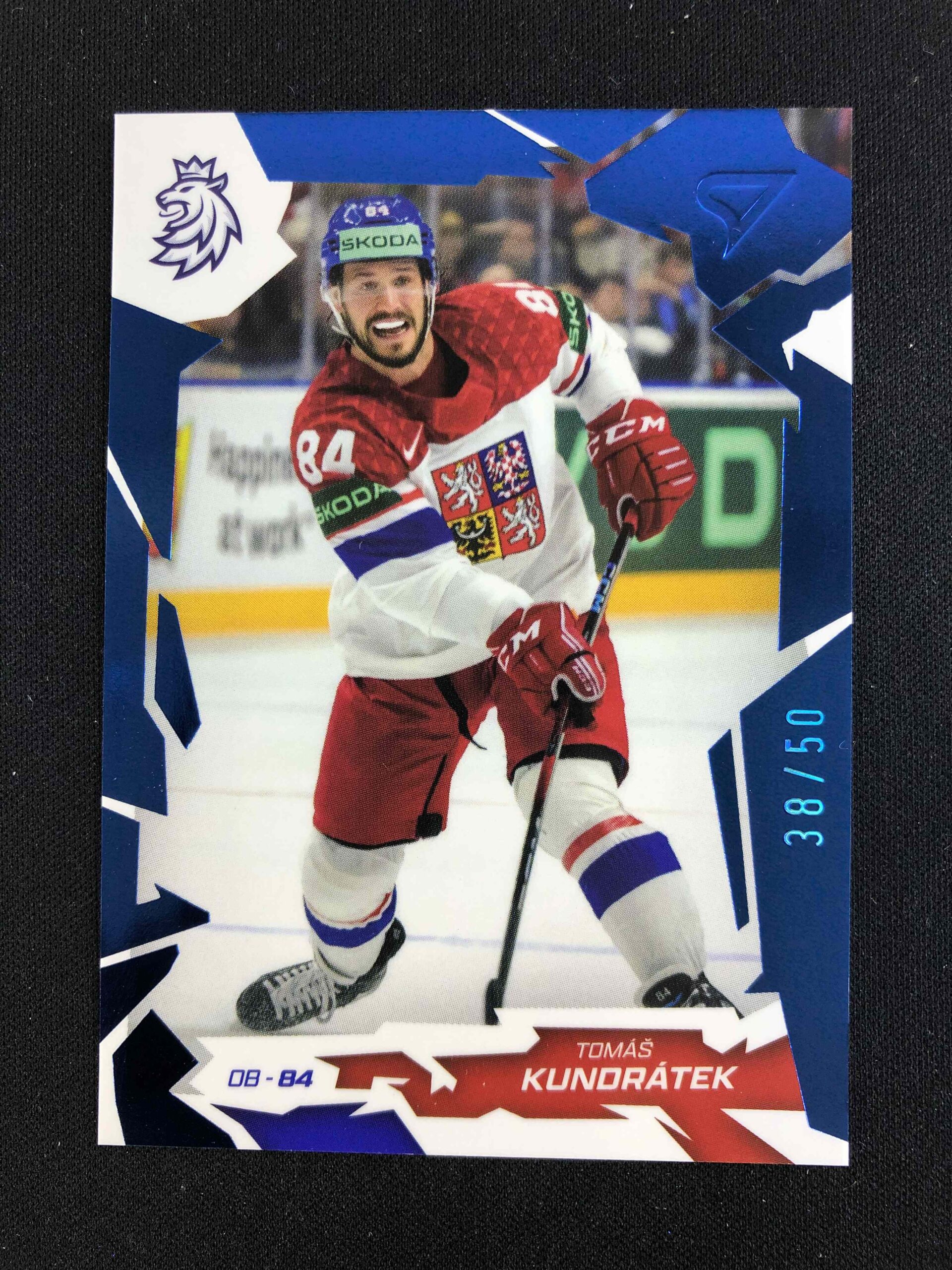 2026 Sportzoo Hokejové Česko Cobalt Blue 16 Tomáš Kundrátek Paralel 38/50