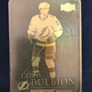 2024/2025 Upper Deck Skybox Metal Universe Gold Bullion GB-20 Brayden Point Inzert