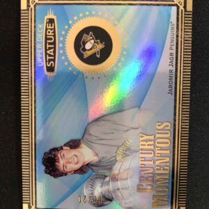 2019/2020 Upper Deck Stature Century Momentous Blue CM-9 Jaromír Jágr Inzert 08/20