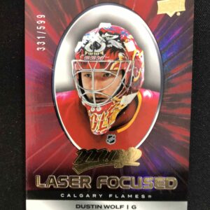 2025/2026 Upper Deck MVP Laser Focused LF-2 Dustin Wolf Inzert 331/599