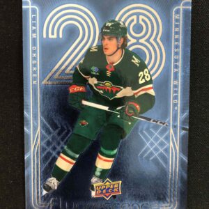 2024/2025 Upper Deck Series 2 Fluorescence Blue F-226 Liam Ohgren Inzert 20/50