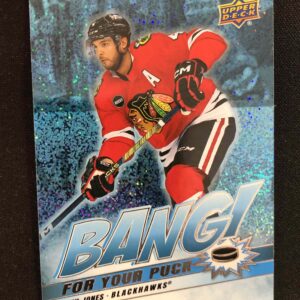 2024/2025 Upper Deck Series 2 Bang! For Your Puck Speckled BP-17 Seth Jones Inzert