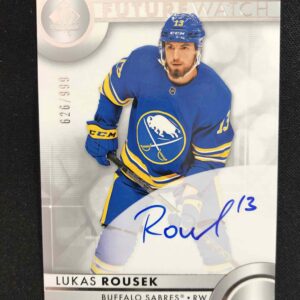 2023/2024 Upper Deck SP Authentic Future Watch AUTO 124 Lukáš Rousek AUTO 626/999
