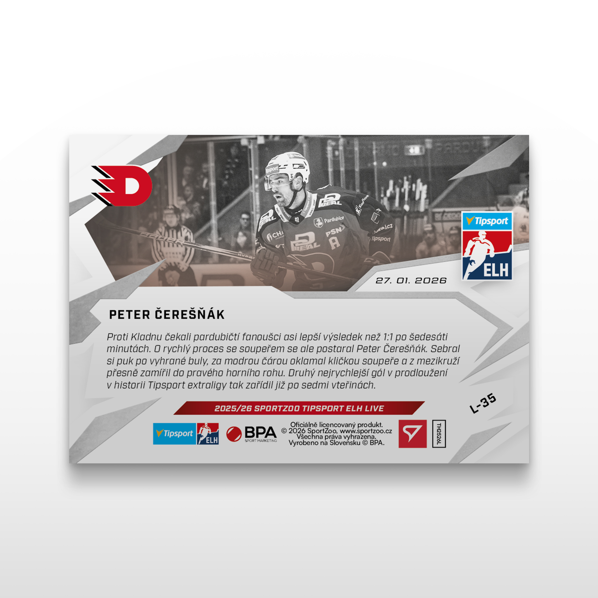 2025/2026 Sportzoo Live Base L-35 Peter Čerešňák /136 - Obrázek 2