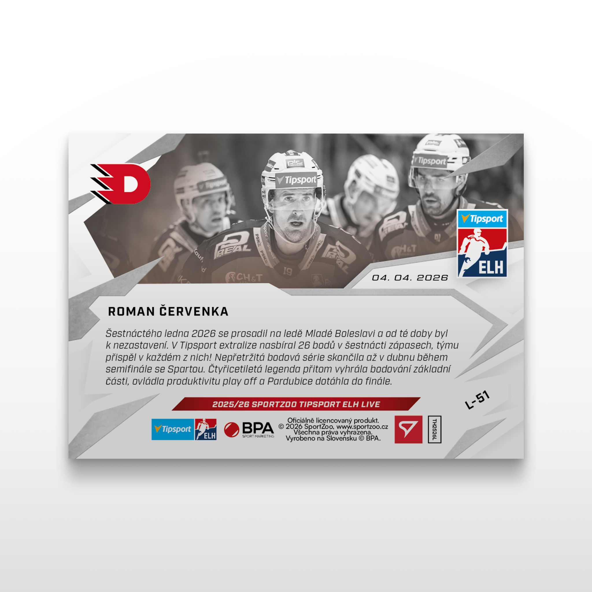 2025/2026 Sportzoo Live Base L-51 Roman Červenka /244 - Obrázek 2