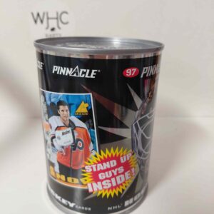 1997/1998 Pinnacle Inside Hockey JUMBO TIN CAN Plechovka - Garth Snow