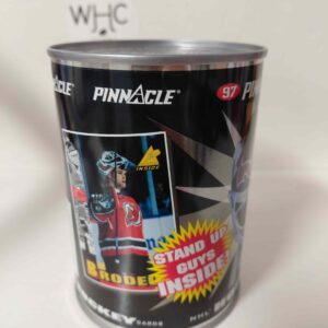 1997/1998 Pinnacle Inside Hockey JUMBO TIN CAN Plechovka - Martin Brodeur