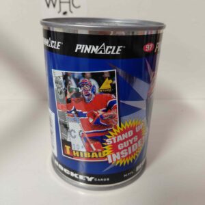 1997/1998 Pinnacle Inside Hockey JUMBO TIN CAN Plechovka - Jocelyn Thibault