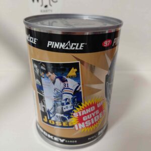1997/1998 Pinnacle Inside Hockey JUMBO TIN CAN Plechovka - Curtis Joseph