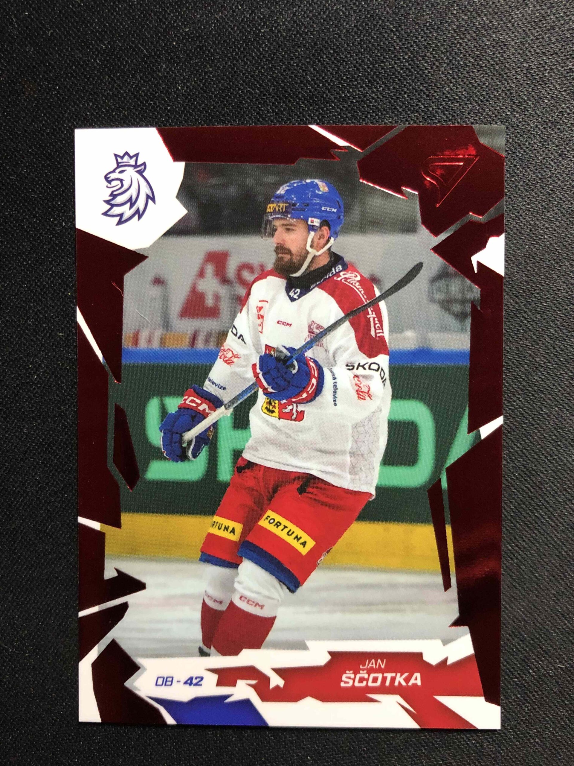 2026 Sportzoo Hokejové Česko Red 19 Jan Ščotka Paralel