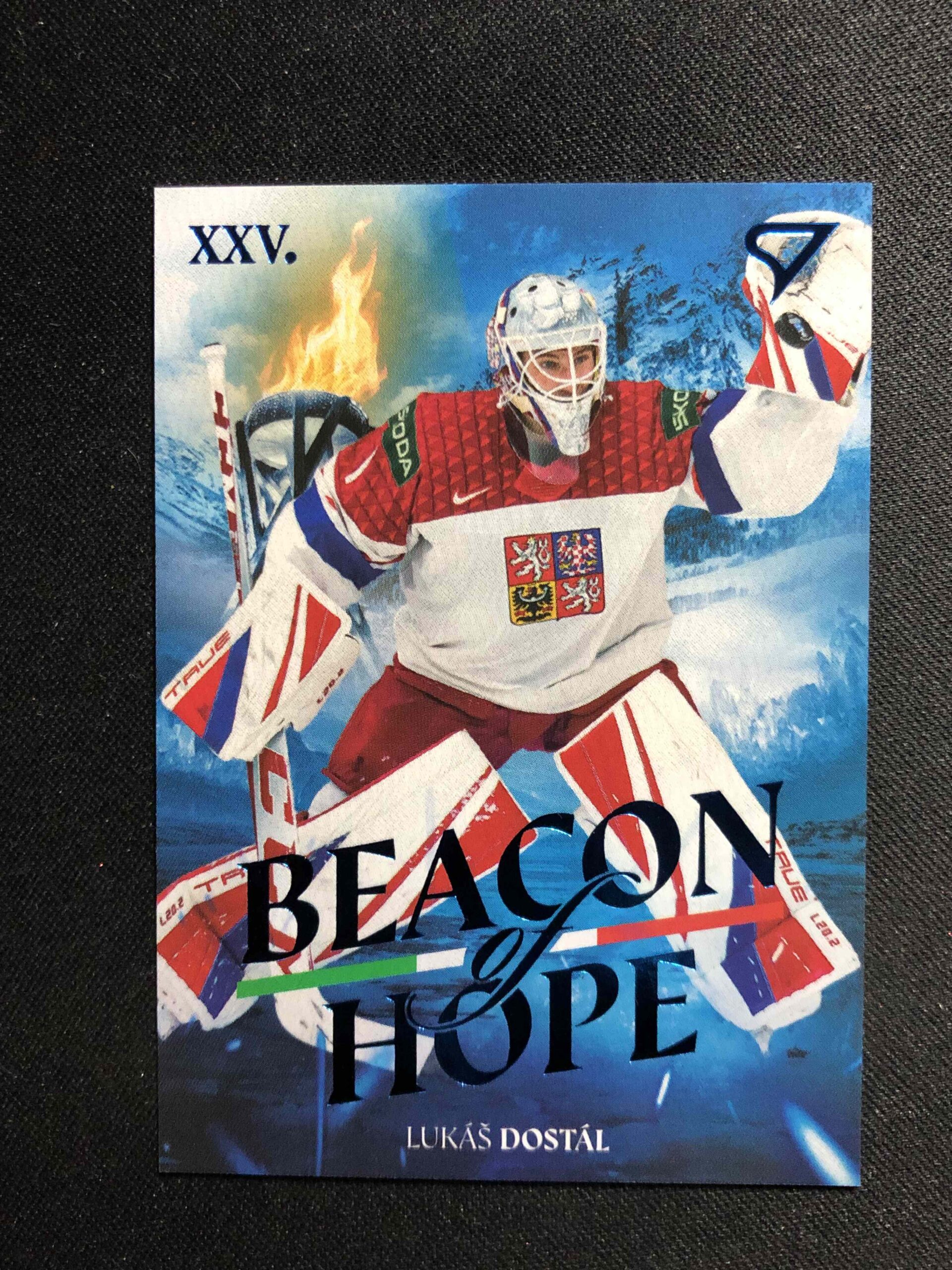 2026 Sportzoo Hokejové Česko Beacon of Hope BH-03 Lukáš Dostál Inzert