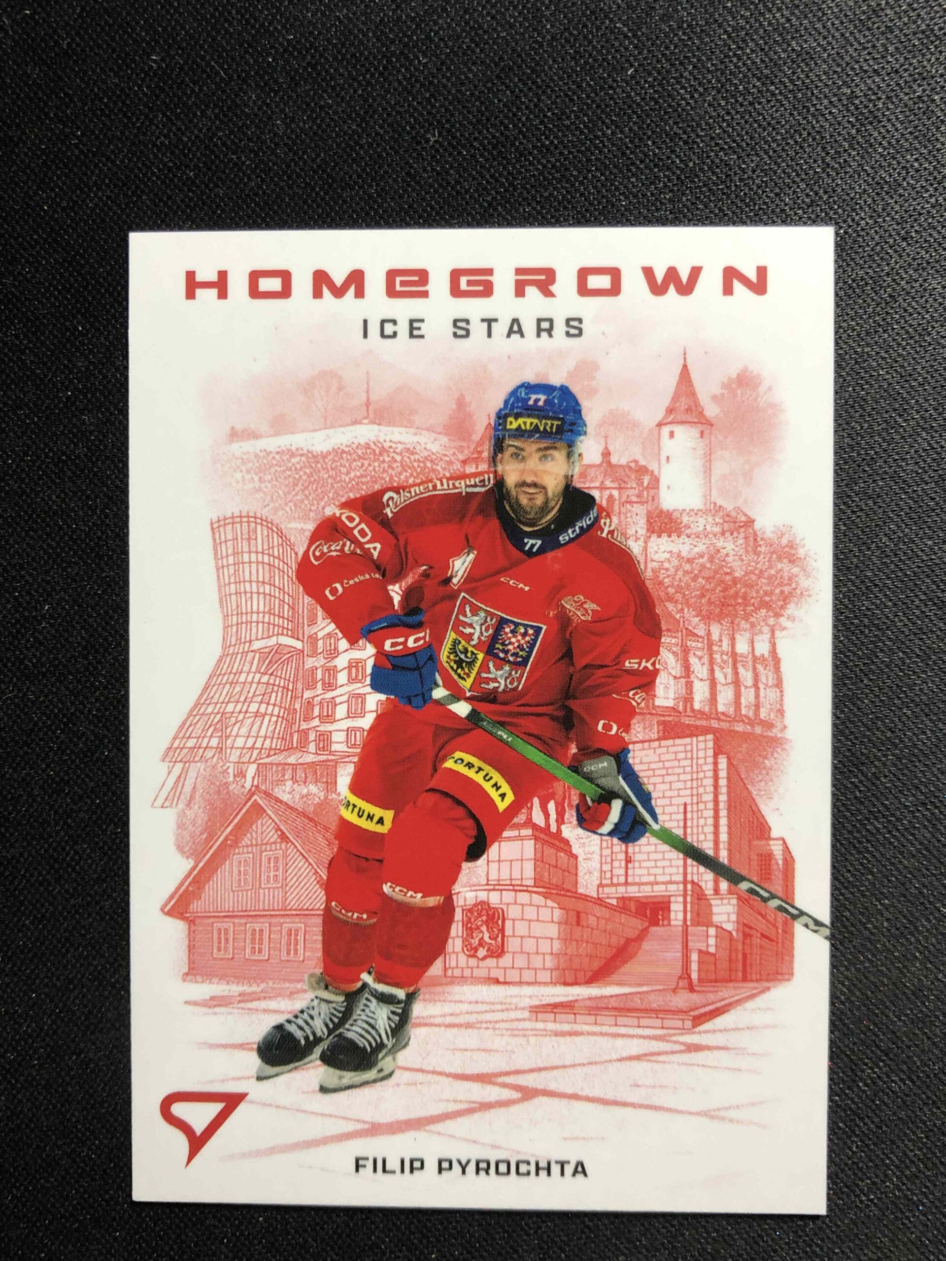 2026 Sportzoo Hokejové Česko Homegrown Ice Stars HS-10 Filip Pyrochta Inzert