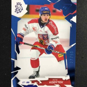 2026 Sportzoo Hokejové Česko Cobalt Blue 35 Petr Kodýtek Paralel 27/50