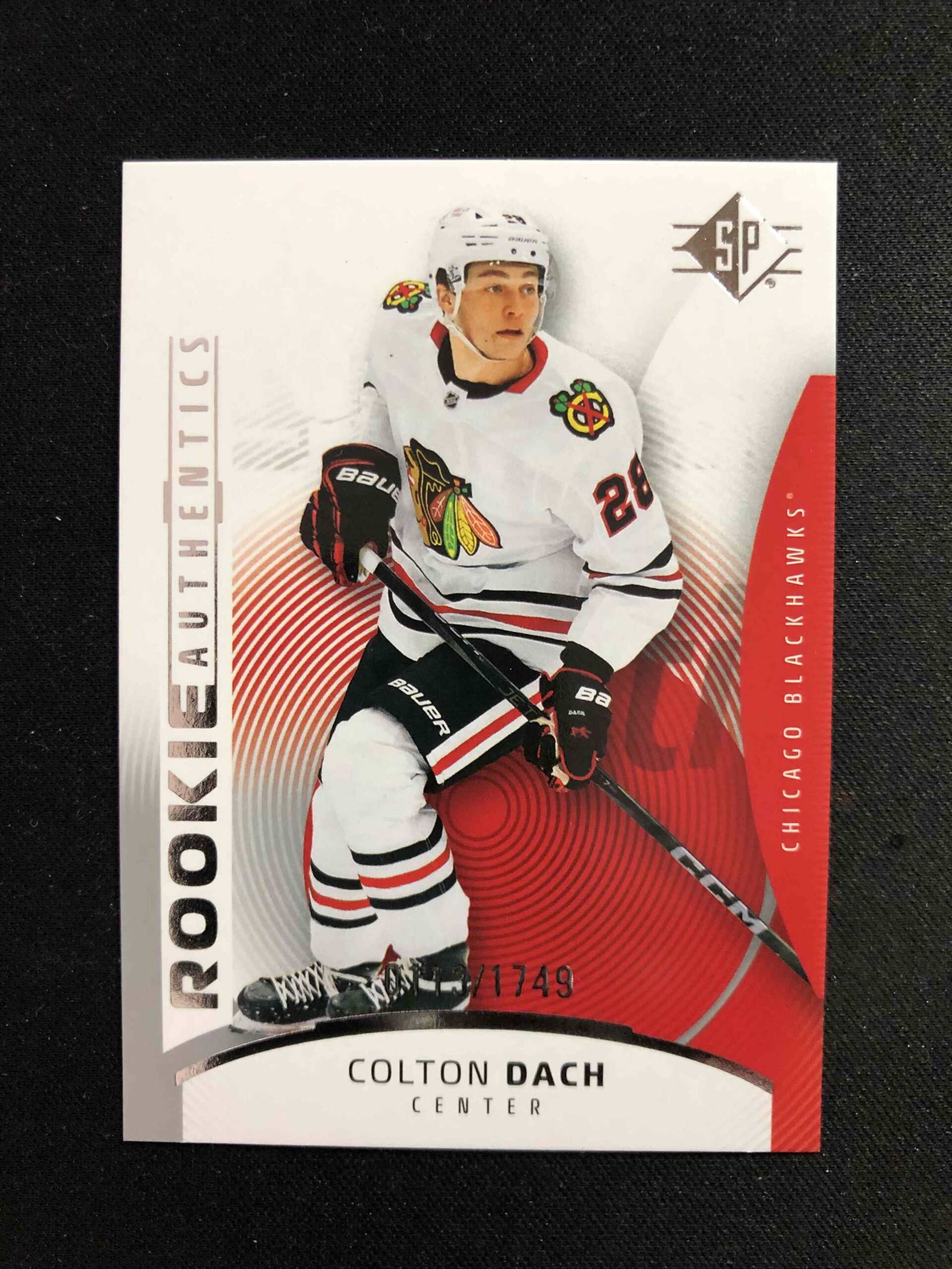 2025/2026 Upper Deck SP Rookie Authentics 101 Colton Dach Inzert 0113/1749
