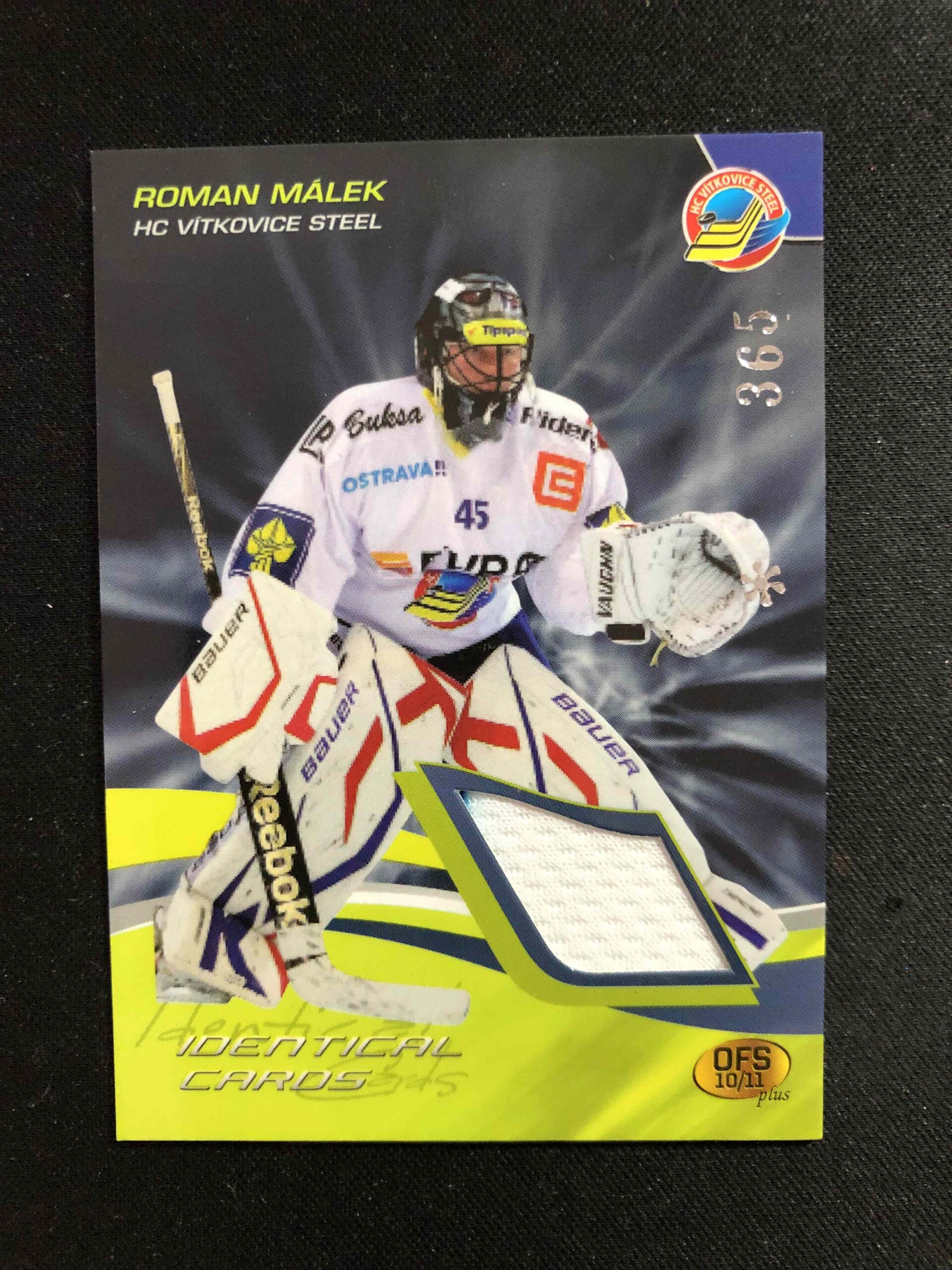 2010/2011 OFS Plus Jersey Identical J24 Roman Málek Jersey 365/550