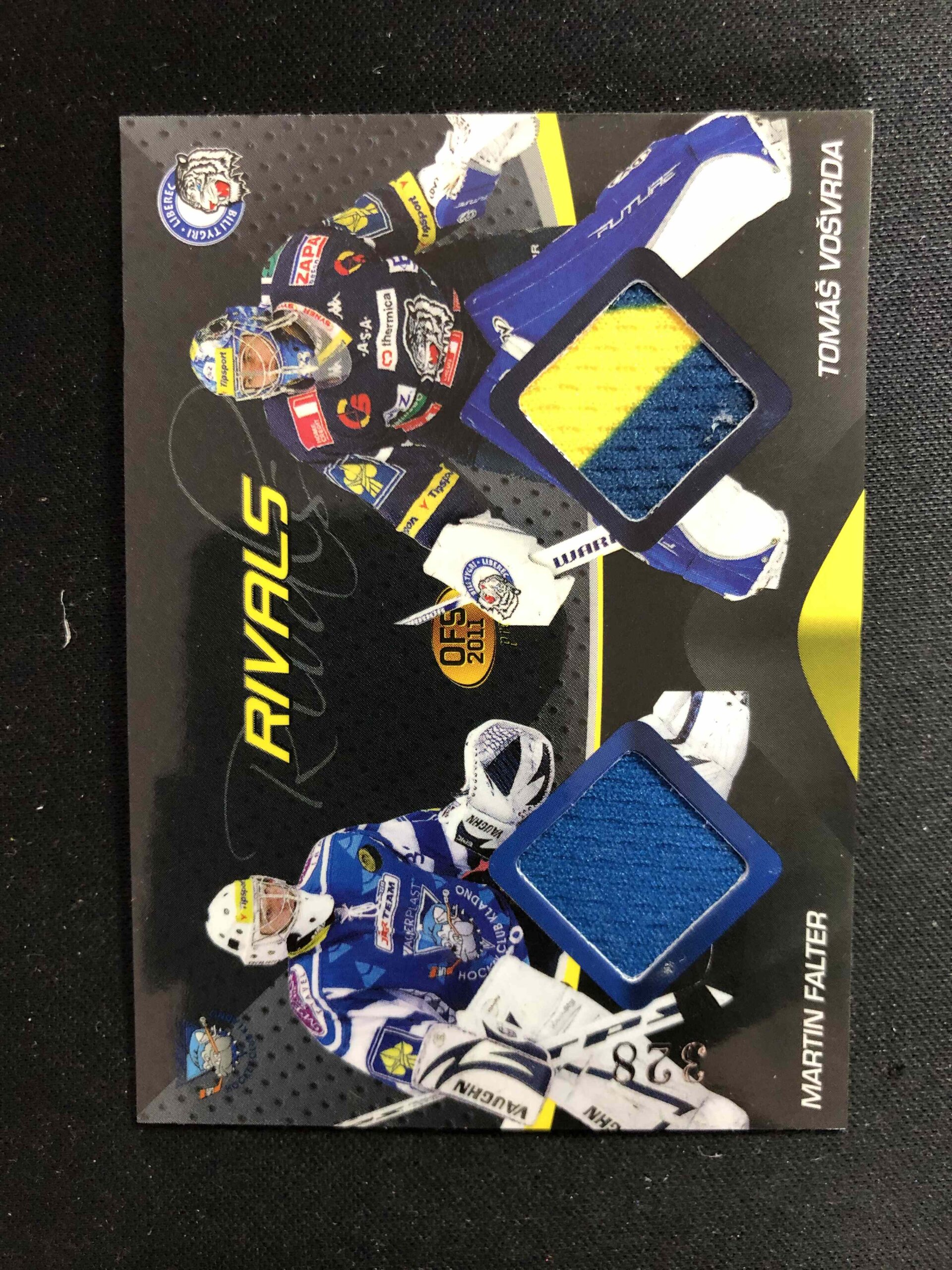 2011 OFS Premium Rivals R04 Martin Falter, Tomáš Vošvrda Jersey 328/500