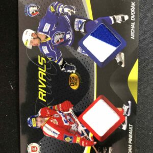 2011 OFS Premium Rivals R03 Adam Pineault, Michal Dvořák Jersey 447/500