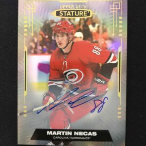 2021/2022 Upper Deck Stature Autographs 96 Martin Nečas AUTO