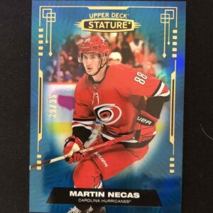 2021/2022 Upper Deck Stature Blue 96 Martin Nečas Paralel 29/35