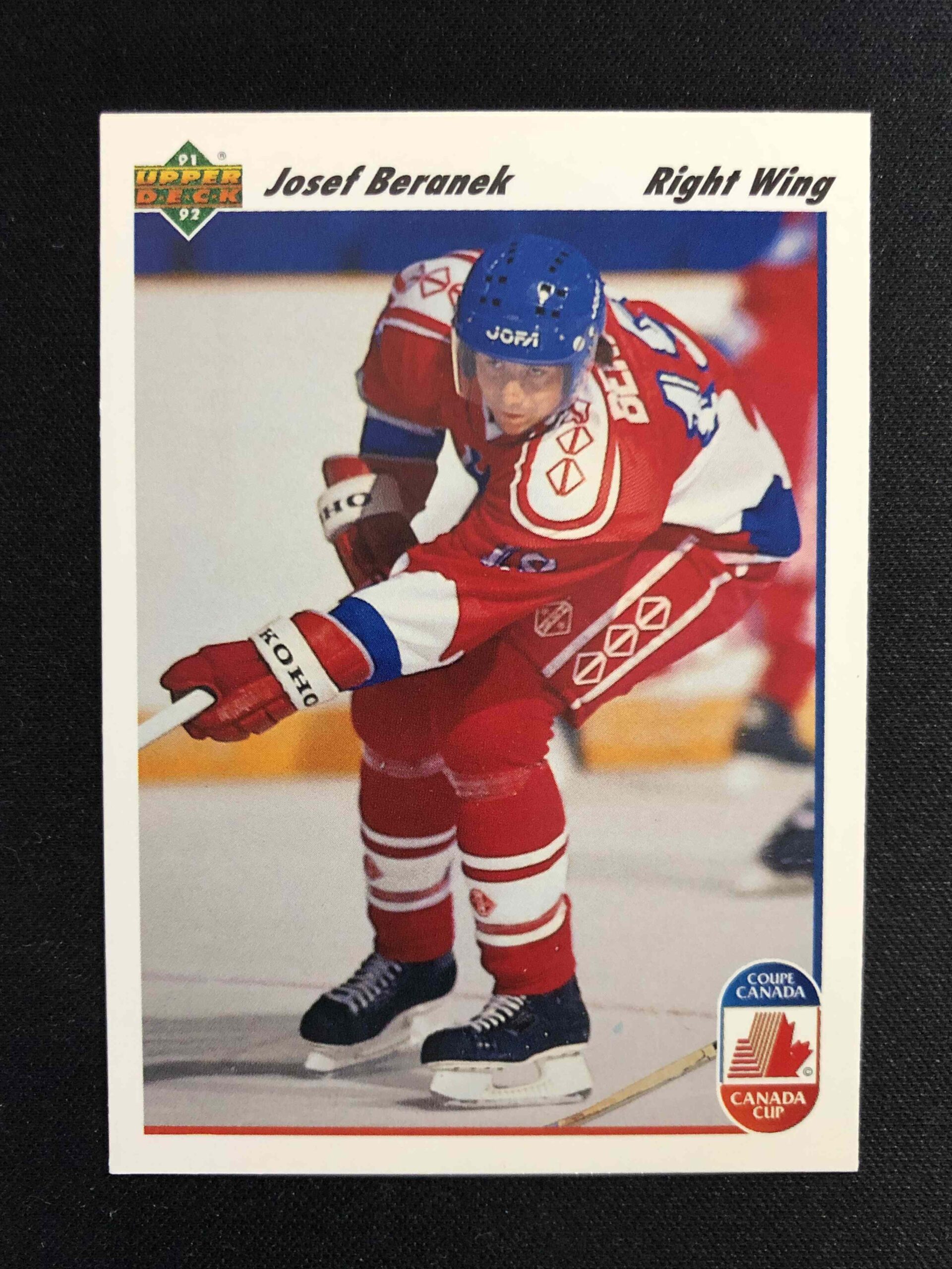 1991/1992 Upper Deck Low Series Base 17 Josef Beranek