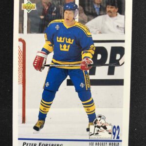 1992/1993 Upper Deck Low Series Base 375 Peter Forsberg
