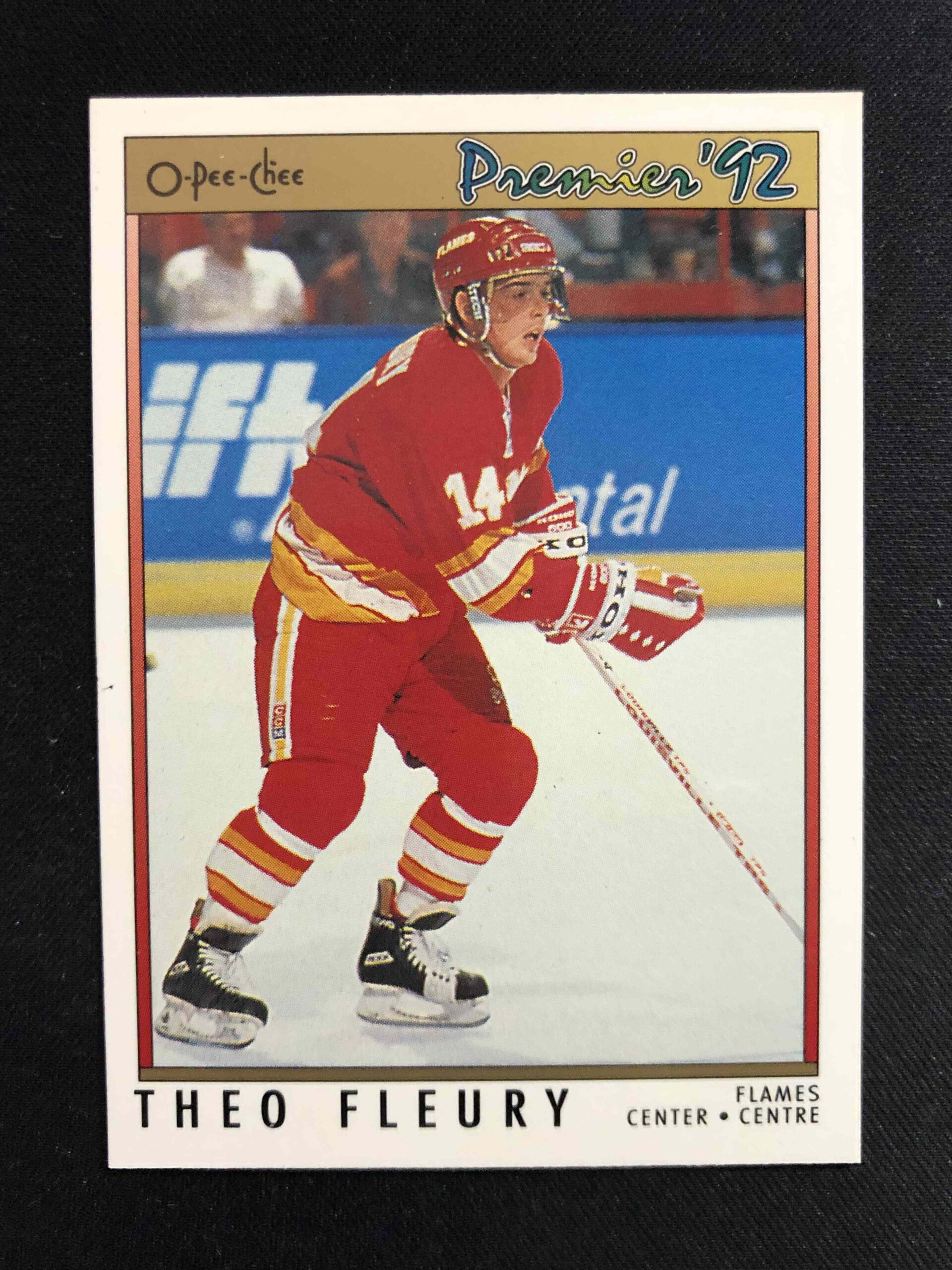 1991/1992 O-Pee-Chee Premier Base 92 Theoren Fleury