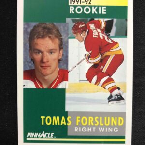 1991/1992 Pinnacle Base 333 Tomas Forslund