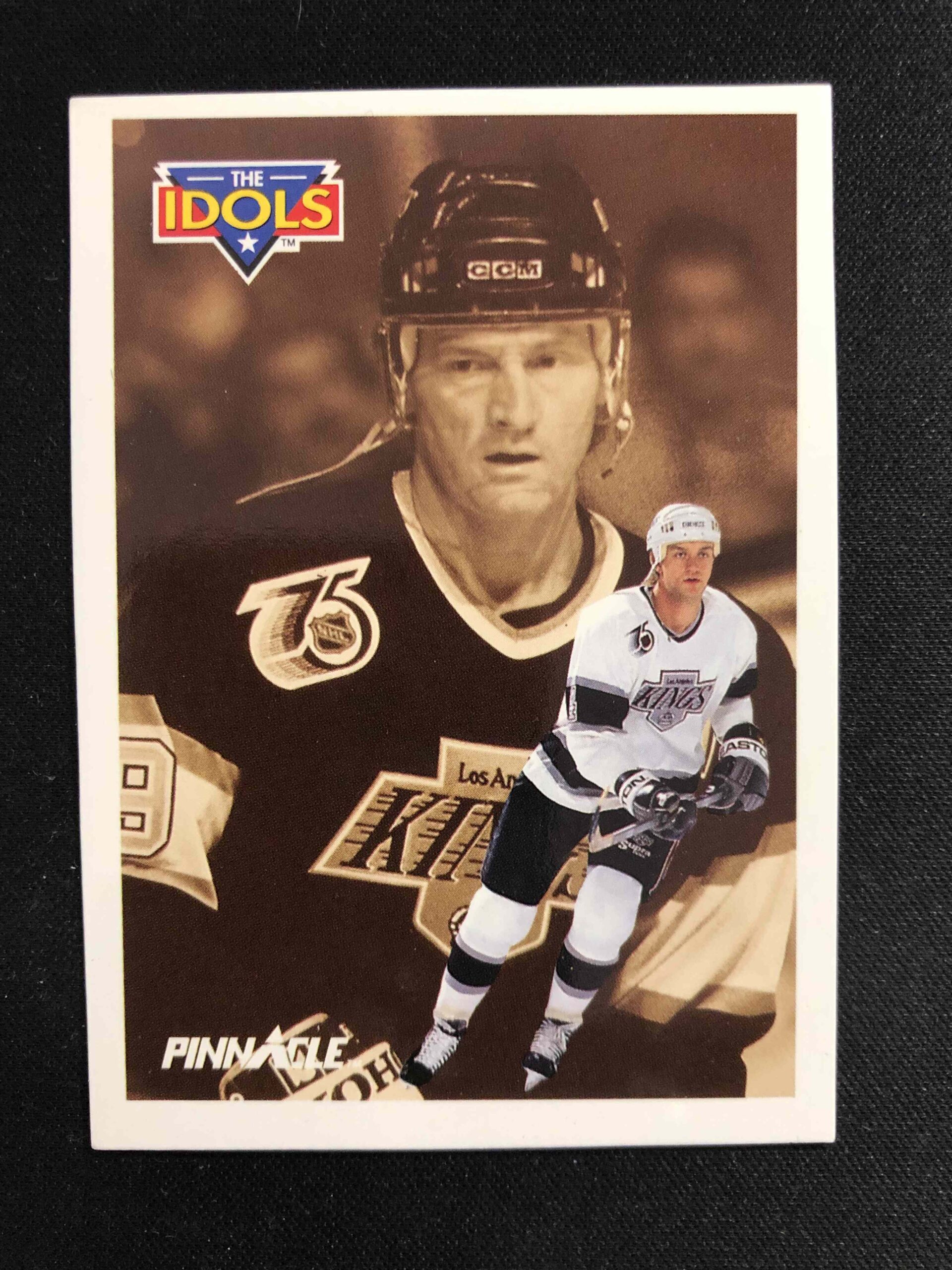 1991/1992 Pinnacle Base 382 Rob Blake, Larry Robinson