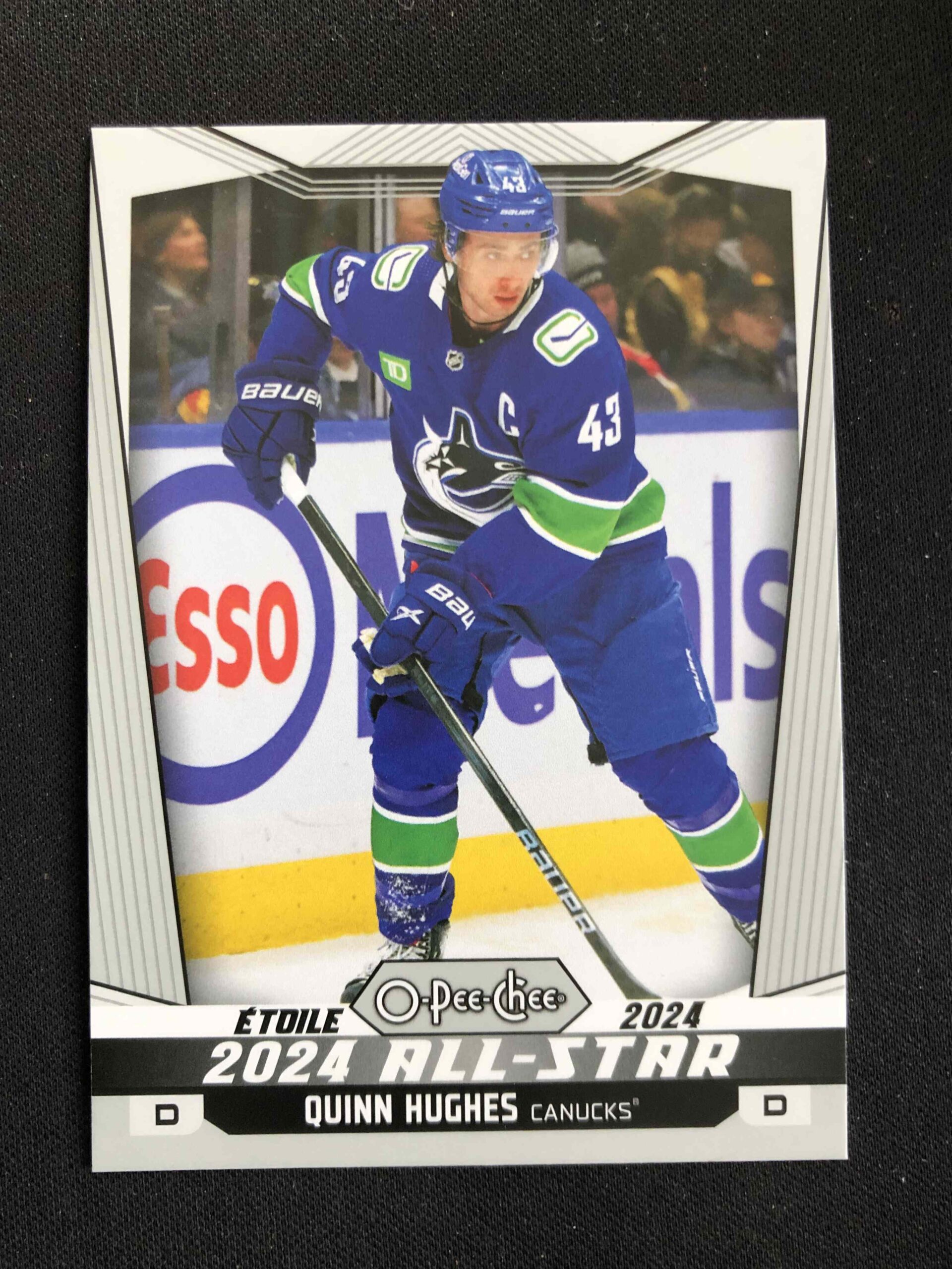 2024/2025 Upper Deck O-Pee-Chee Base 506 Quinn Hughes