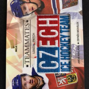 2018 Moje Kartičky Reprezentace Teammates T8 Albert Michnáč, Kristian Reichel Logo Patch 27/50